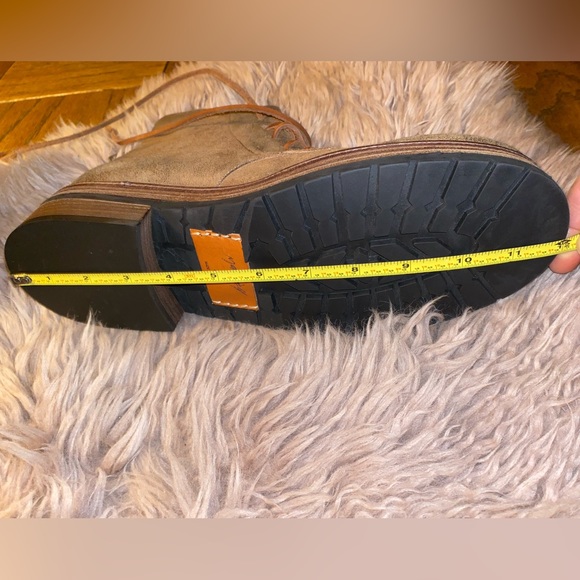 $1,245 Marsèll Men’s suede lace-up boots in Chestnut - Picture 15 of 16